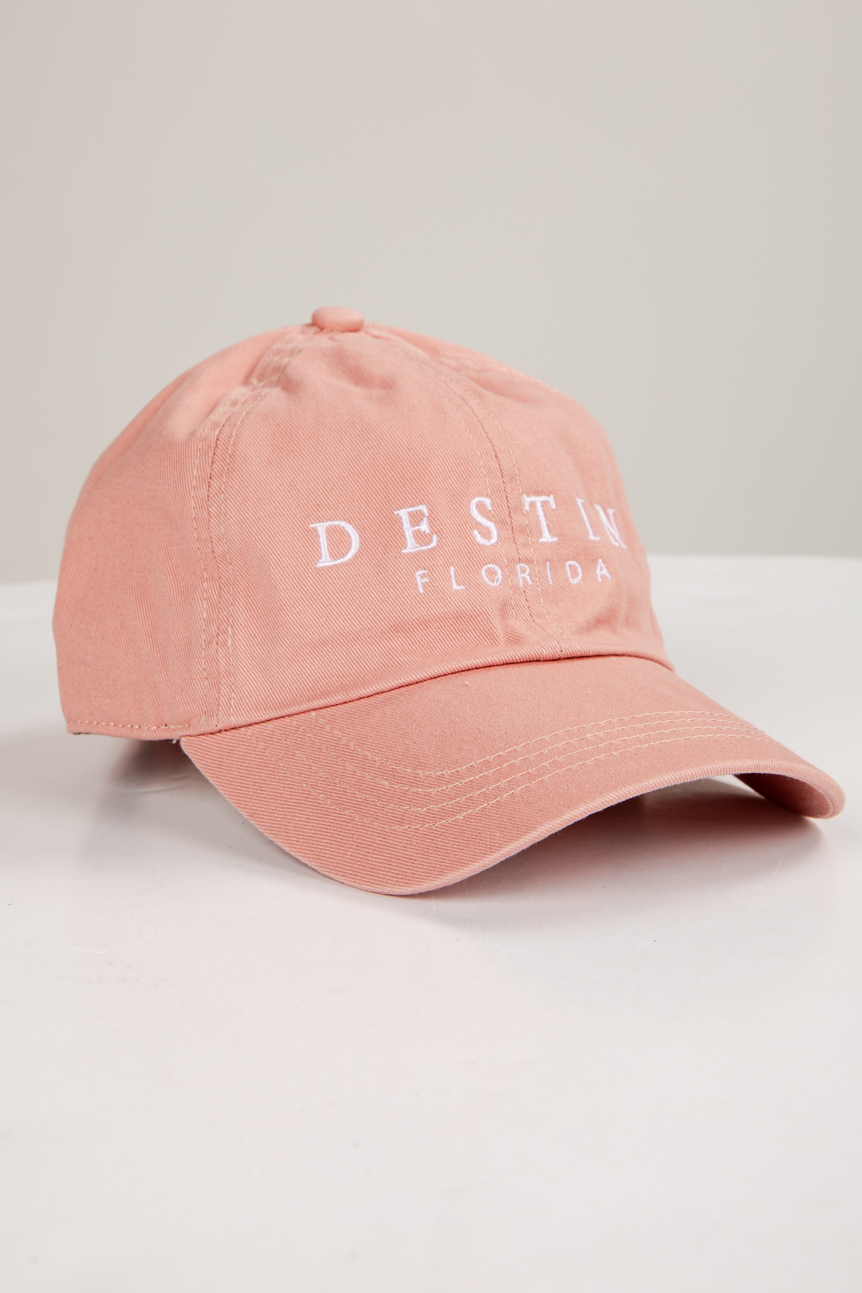 Pink cap with &