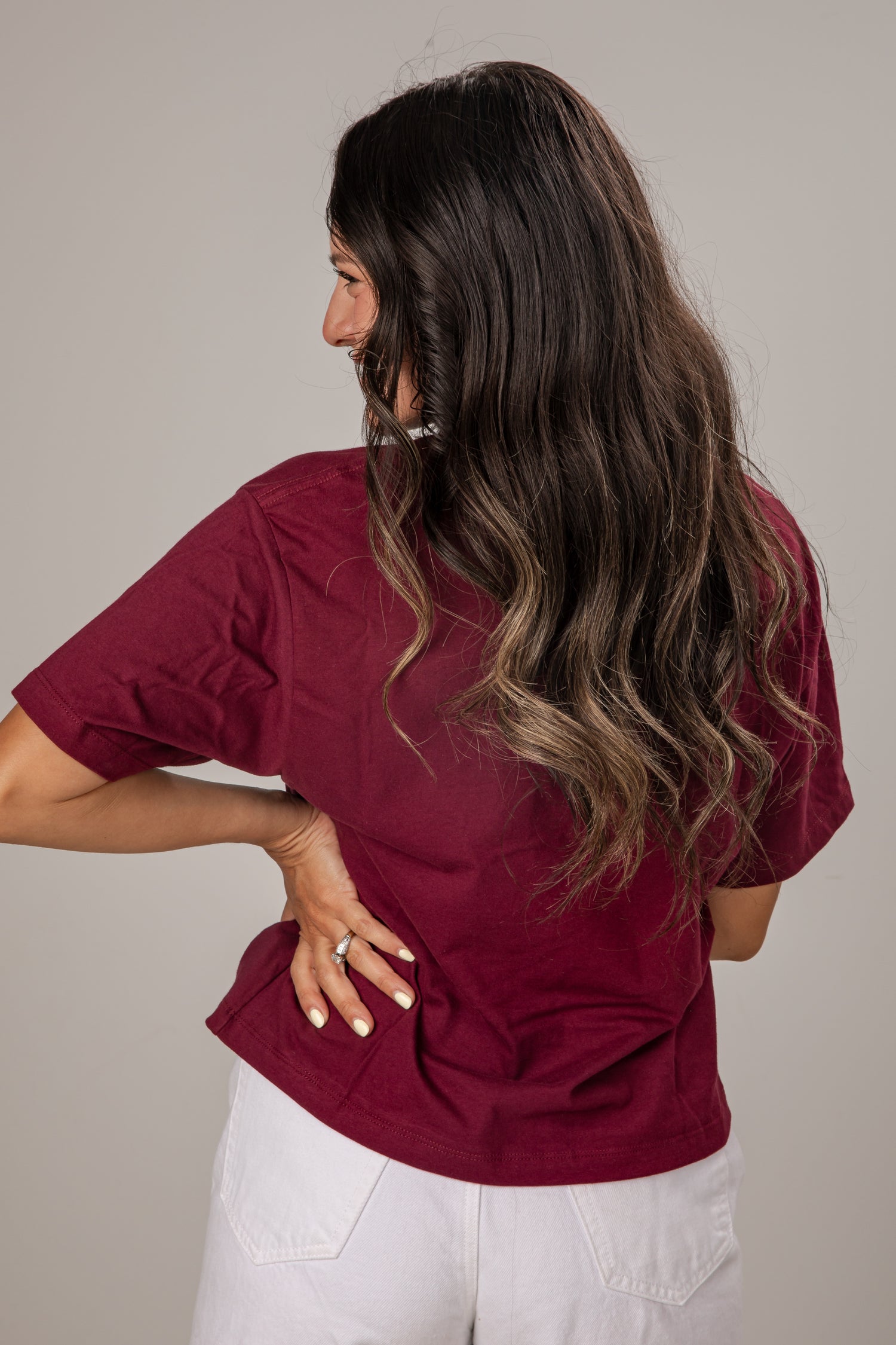 burgundy dress tops for women Amazon.com: WDIRARA Women's Long Bell Sleeve Button Down Shirt Lace Up Back Princess Line Lapel Top Burgundy X-Small : Clothing, Shoes & Jewelry