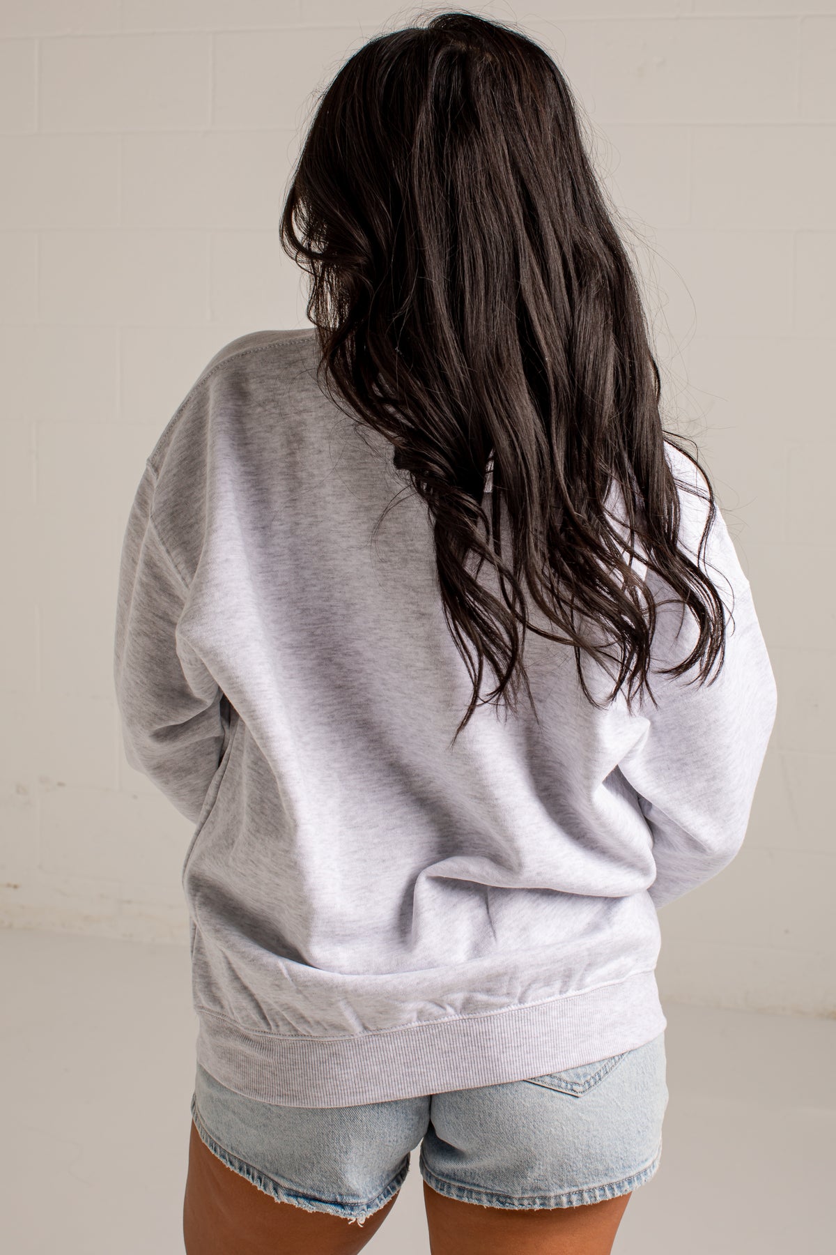 Heather Grey Georgia Script Sweatshirt