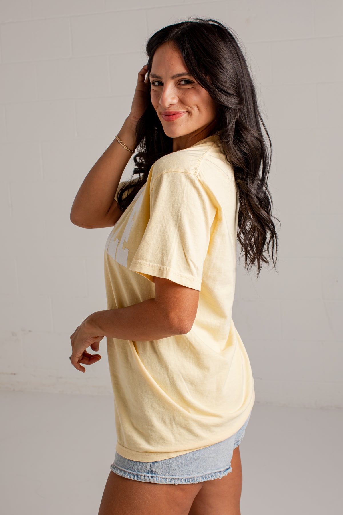 Yellow Nashville Graphic Tee