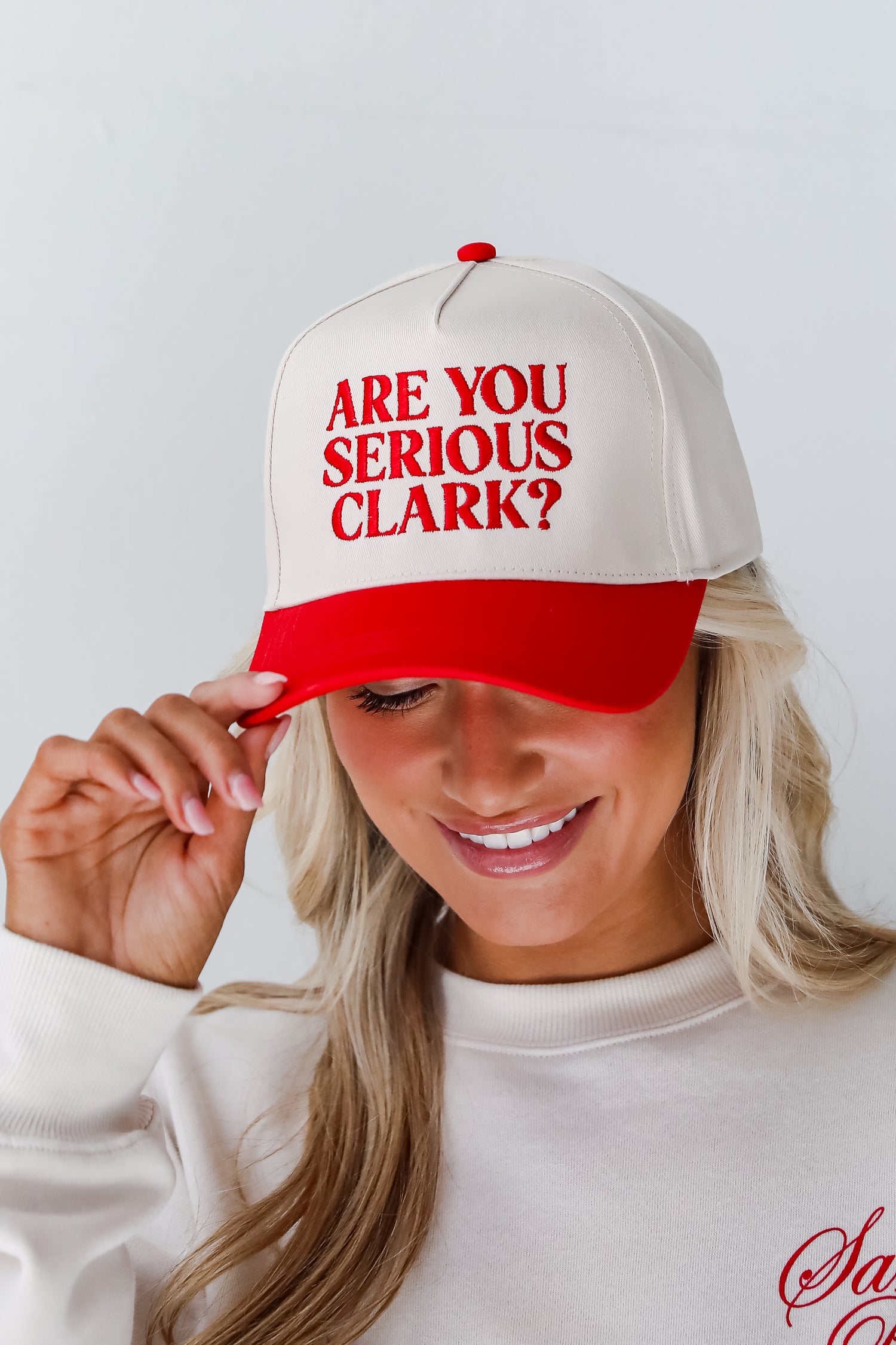 Red Are You Serious Clark Hat