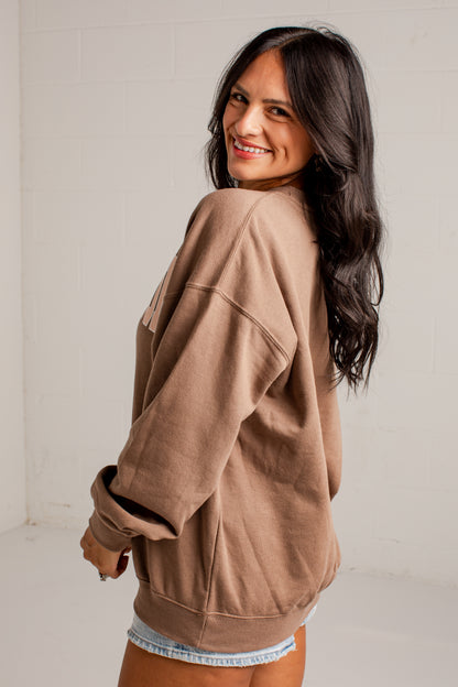 Brown Charleston Graphic Sweatshirt