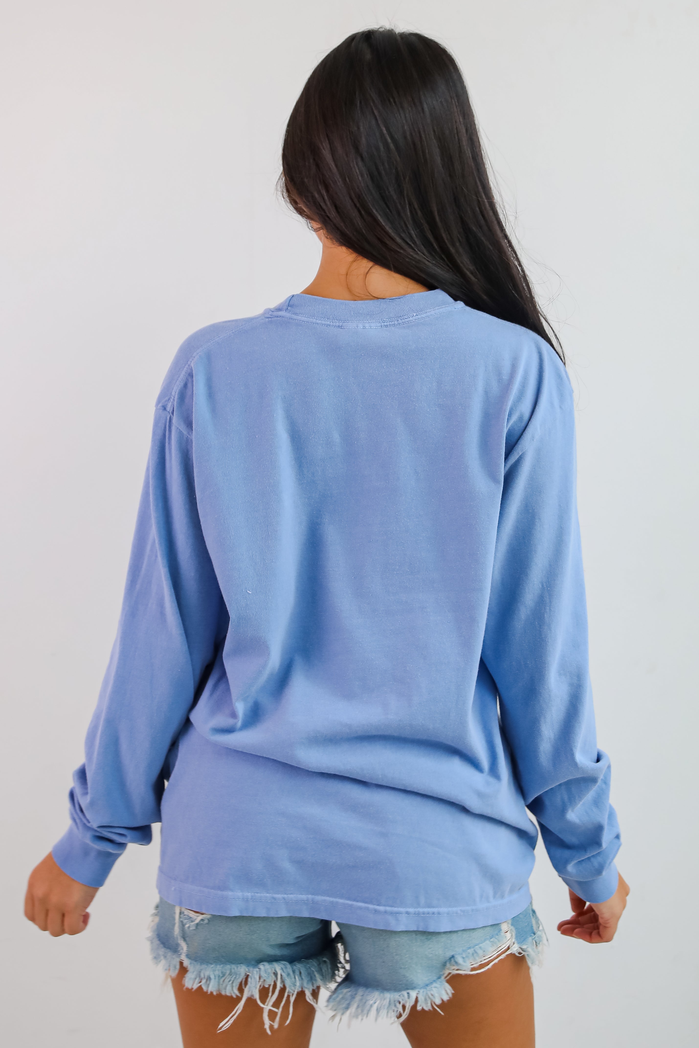 Light Blue Dahlonega Georgia Long Sleeve Tee