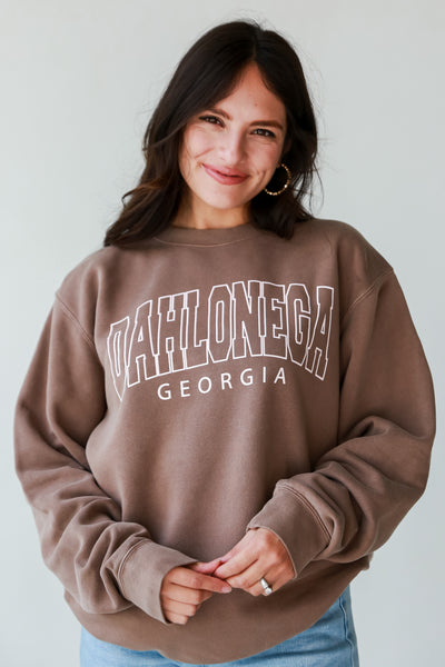 Brown Dahlonega Georgia Sweatshirt
