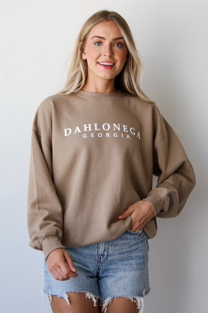 Tan Dahlonega Georgia Sweatshirt