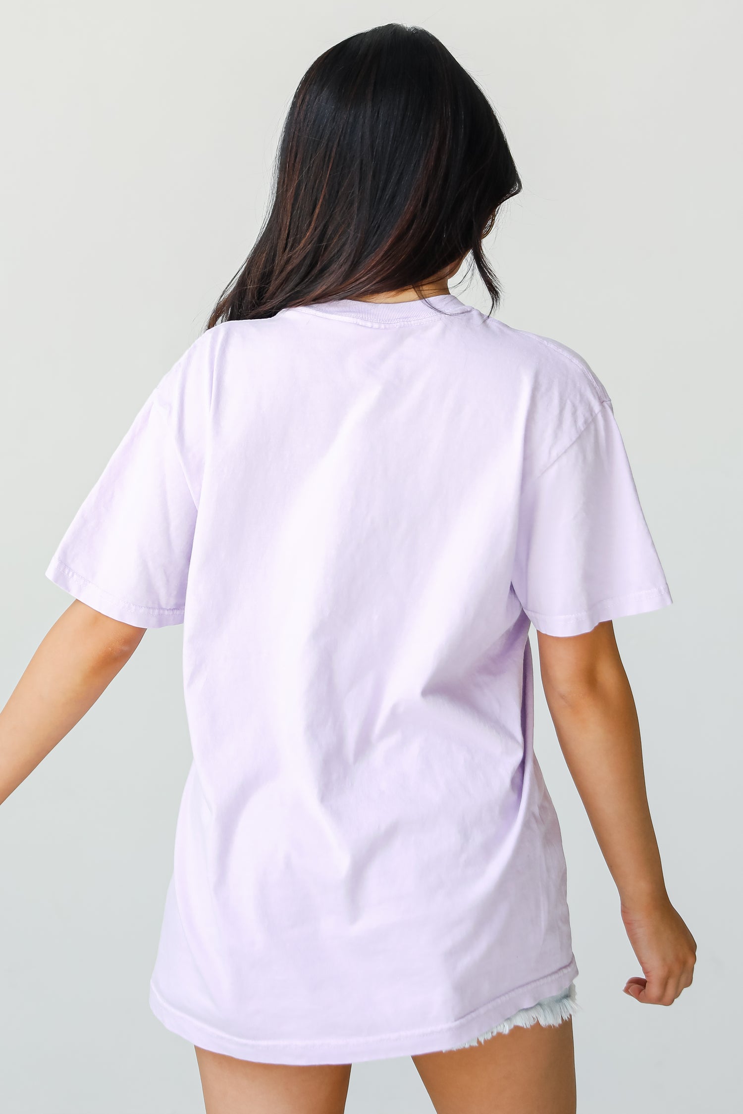 Lavender Dahlonega Georgia Tee back view