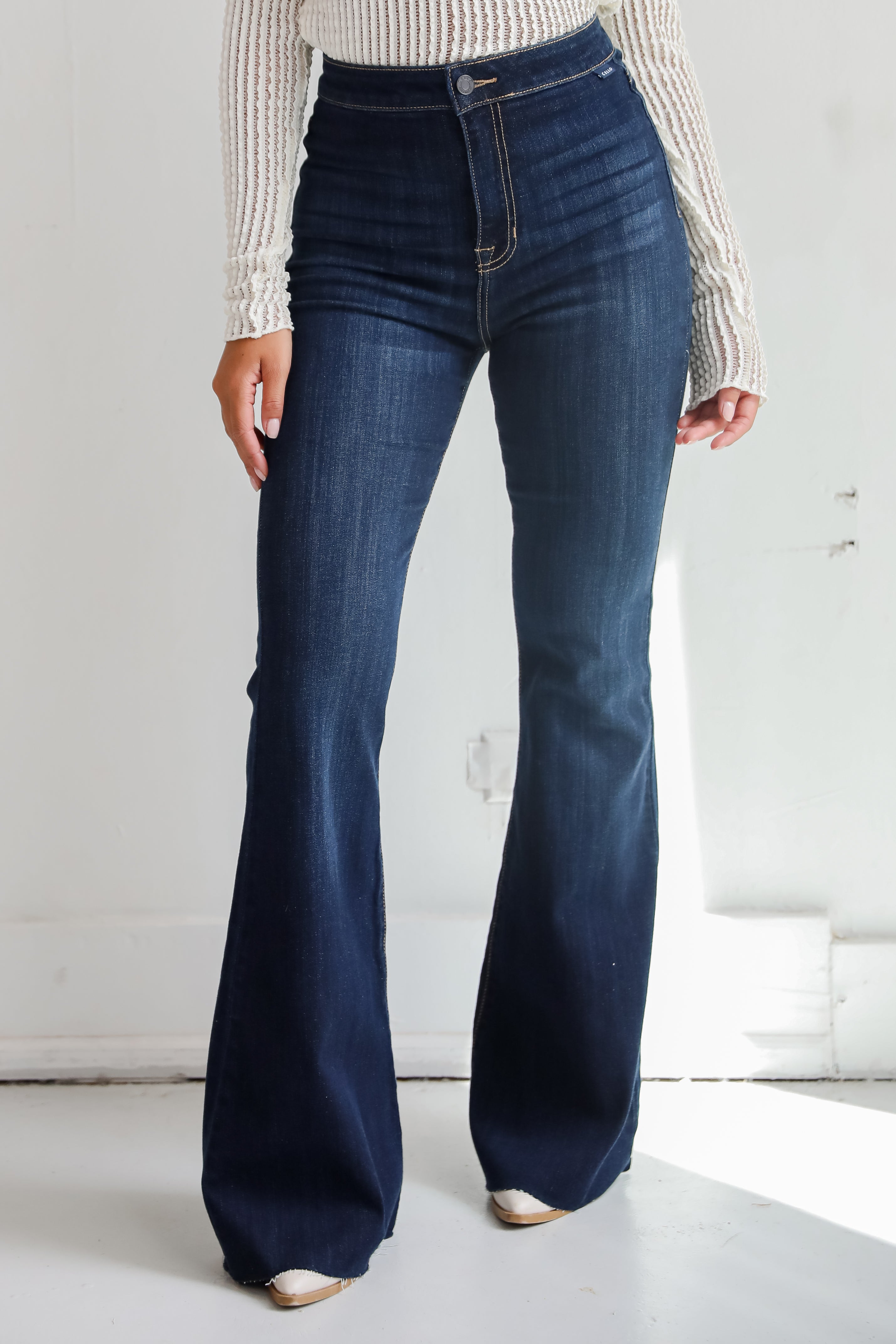 Lola Dark Wash Flare Jeans