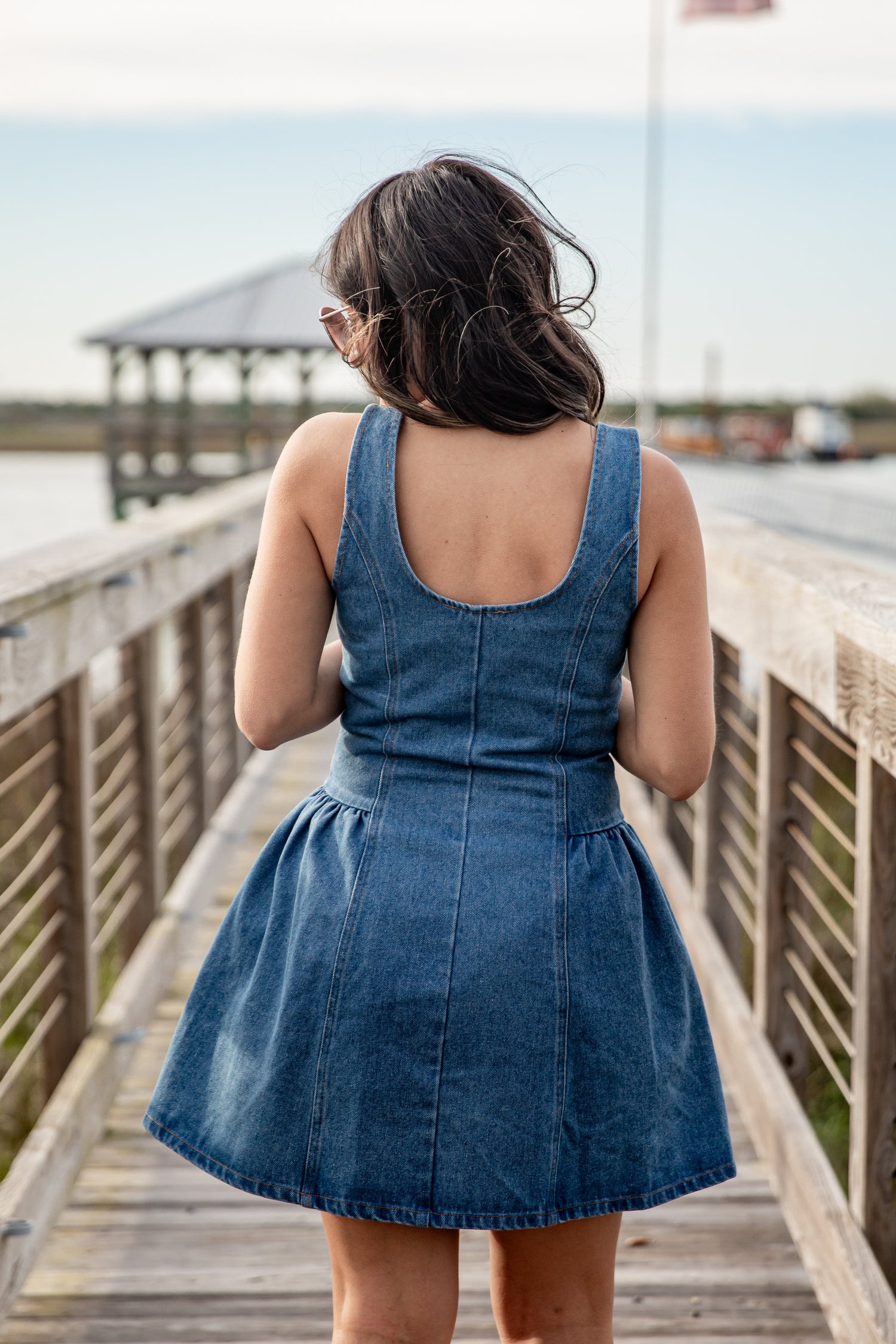 Denim Button Front Mini Dress | Trendy Women's Dresses Denim Button Front Mini Dress | Trendy Women's Dresses