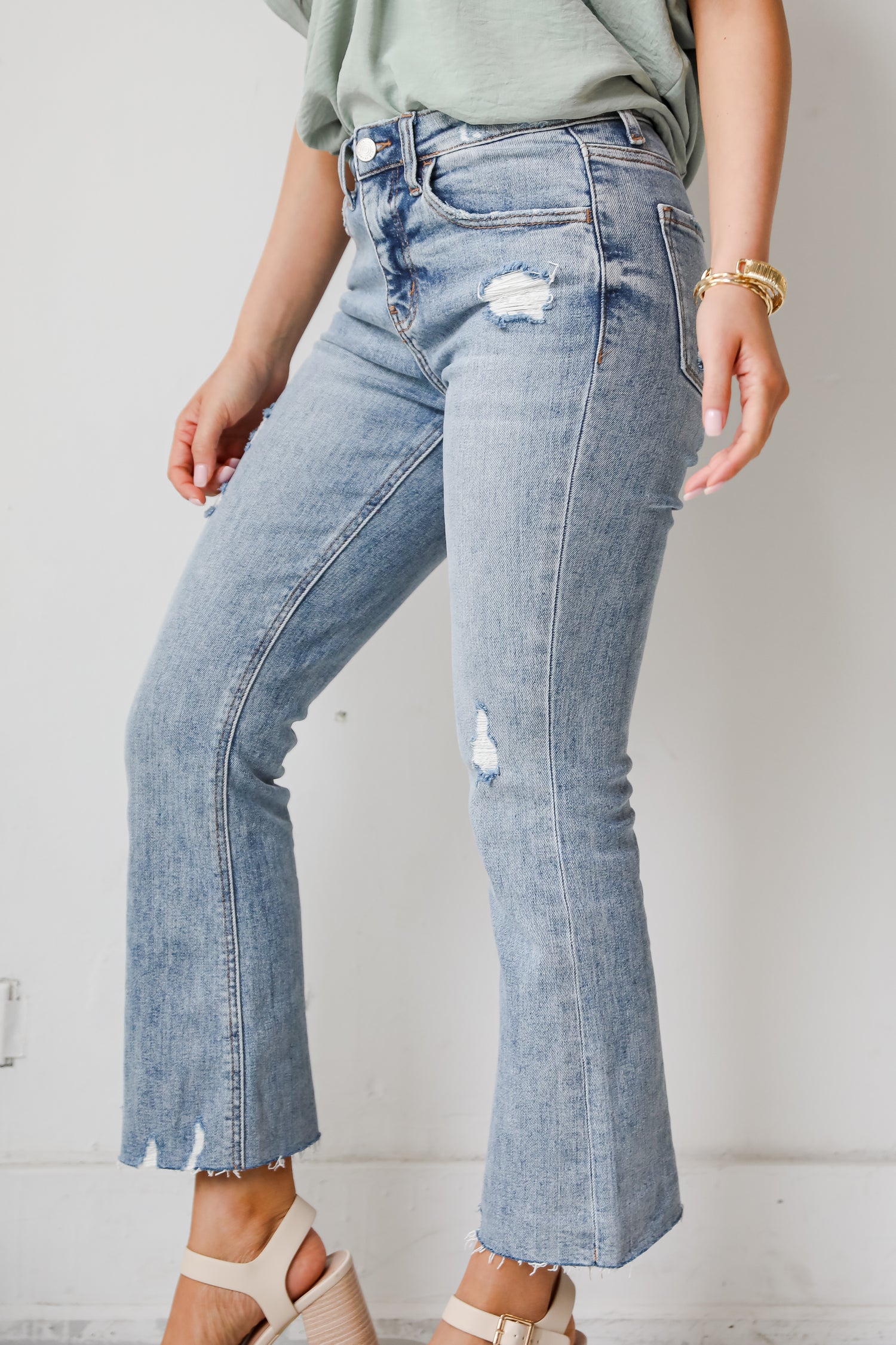 light  wash jeans