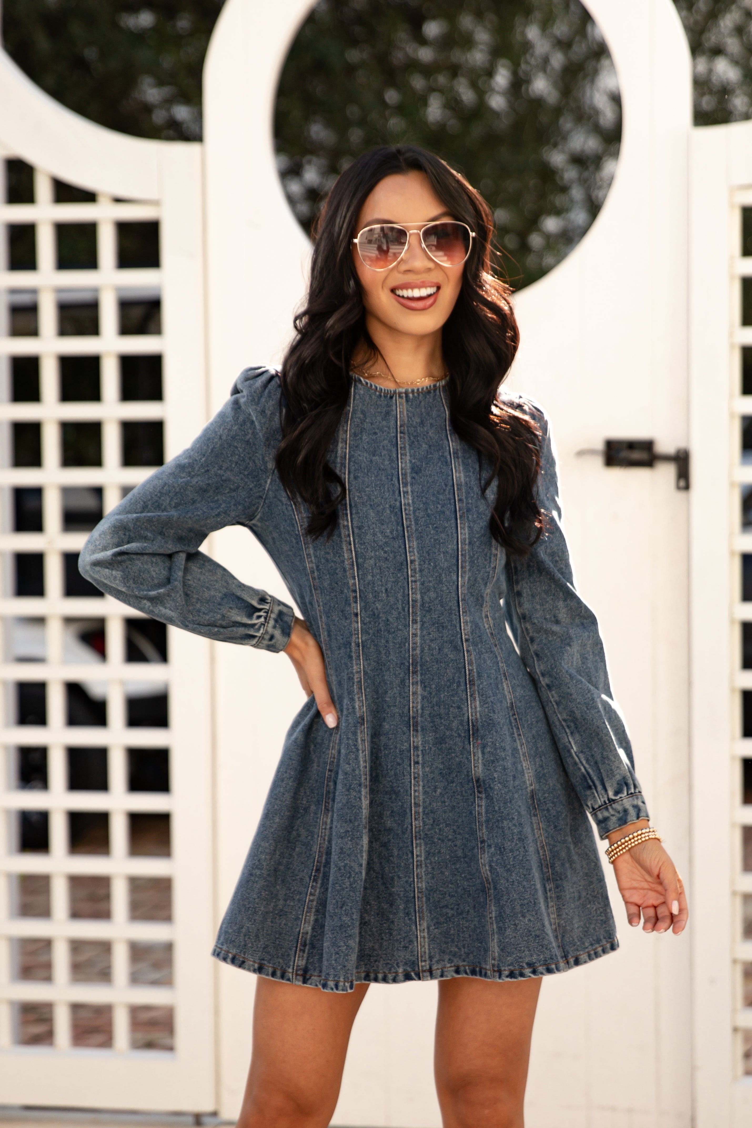 slim fit dress slacks PRETTYGARDEN Womens Long Sleeve Mini Dress Fall Crewneck Ribbed Knit S main image 0