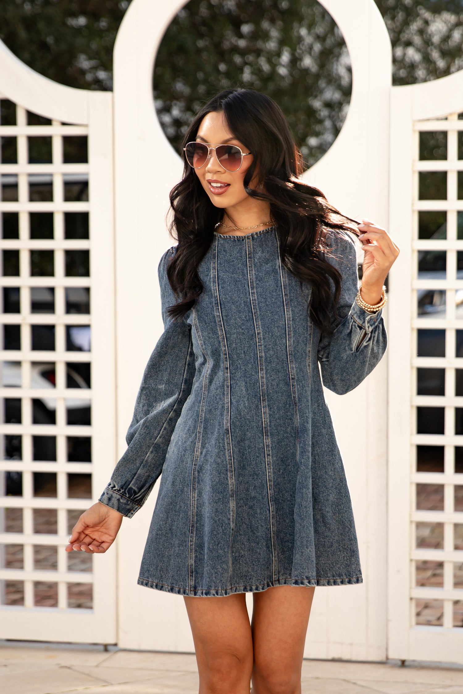 Blue Jean Beauty Denim Mini Dress | Trendy Women's Dress | ShopDressUp Dress Up Blue Jean Beauty Denim Mini Dress | Trendy Women's Dress | ShopDressUp Dress Up
