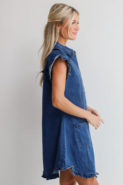 Simple Adoration Denim Mini Dress