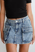 womens Denim Mini Skirt