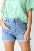 Medium Wash Denim Shorts