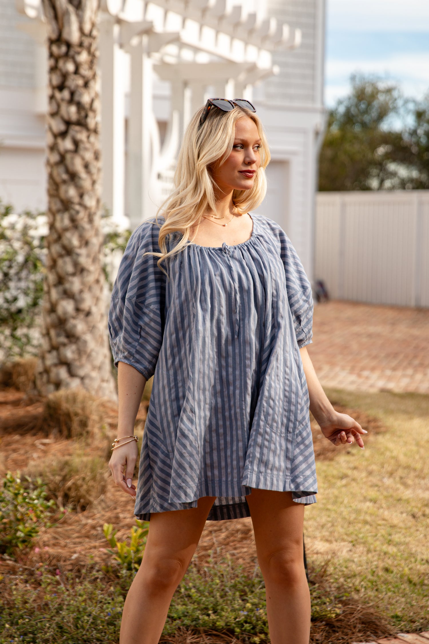 Harbor Lines Striped Denim Mini Dress | Trendy Women's Dress | DressUp Dress Up Harbor Lines Striped Denim Mini Dress | Trendy Women's Dress | DressUp Dress Up