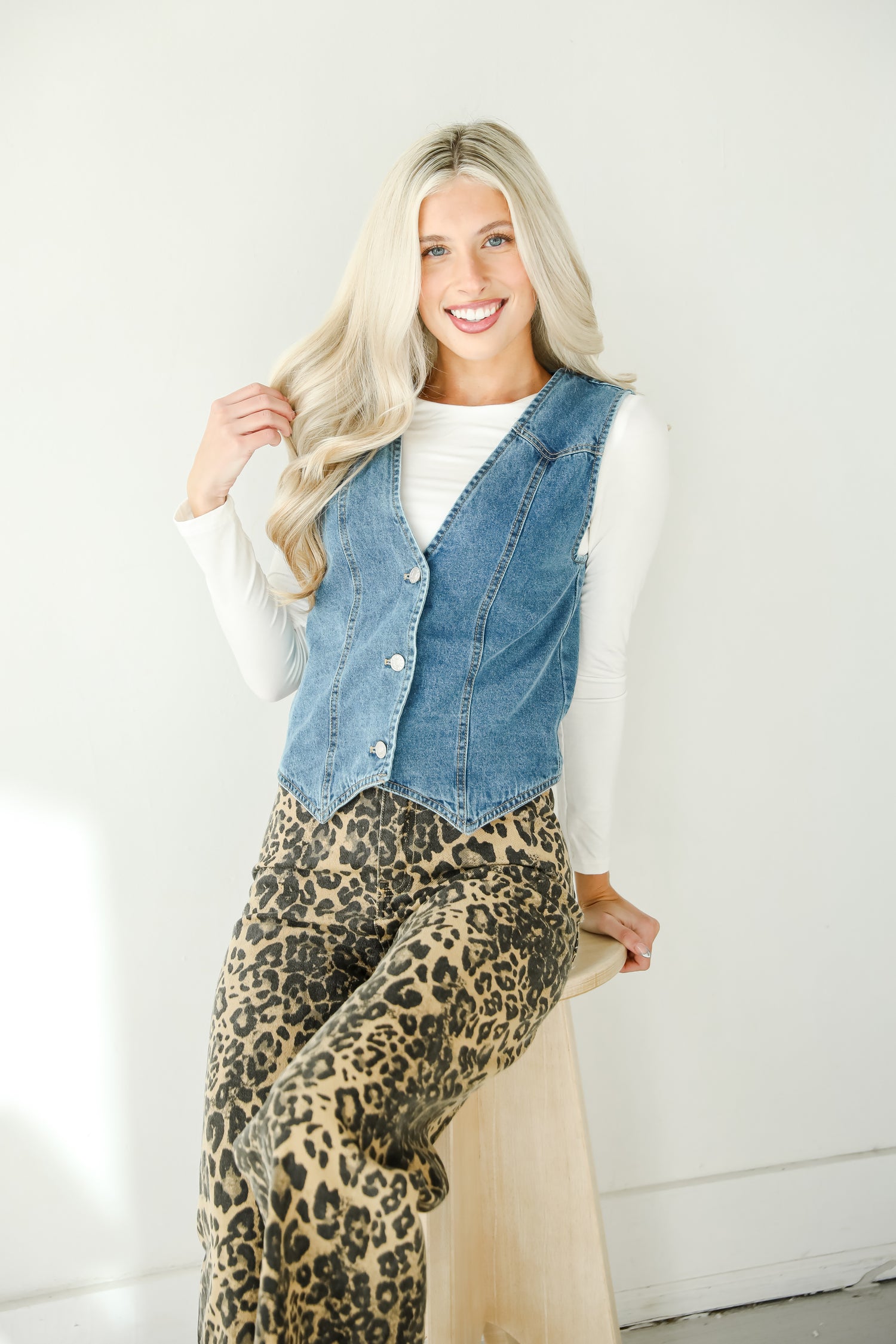 Coveted Appeal Denim Vest