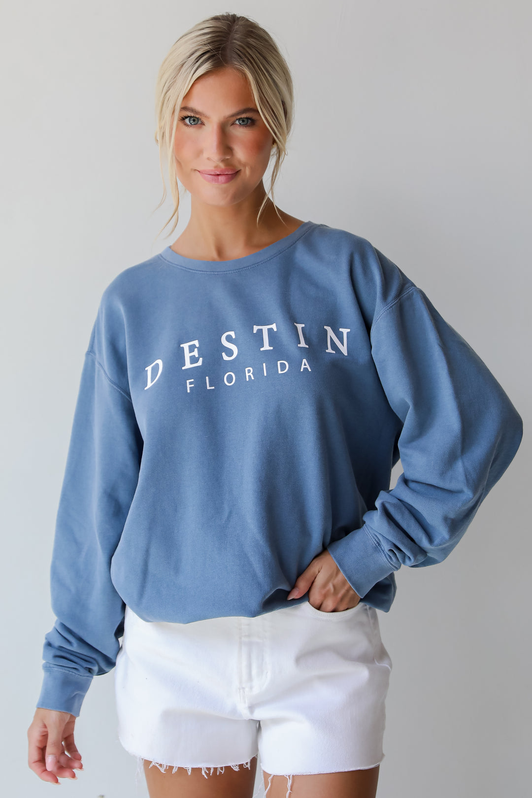 Denim Destin Florida Sweatshirt