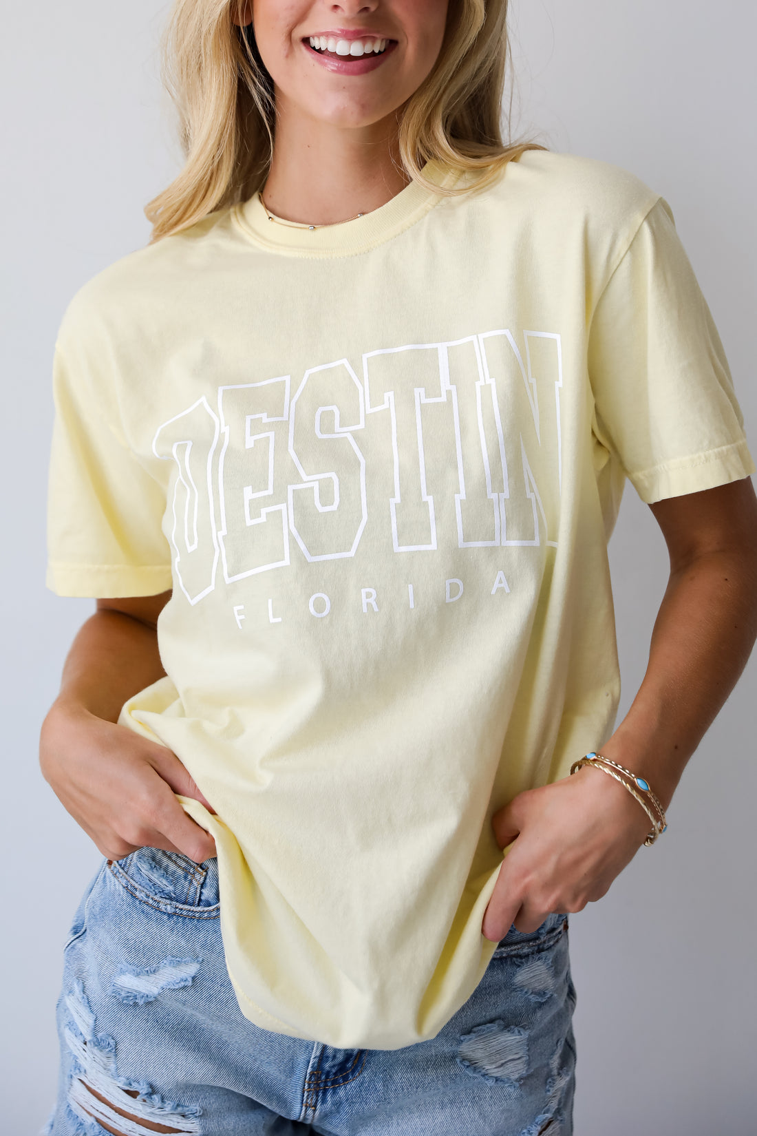 Yellow Destin Florida Tee