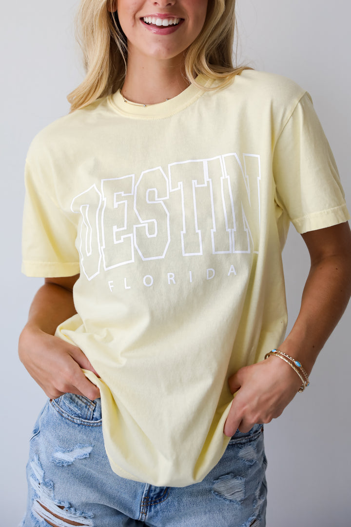 Yellow Destin Florida Tee