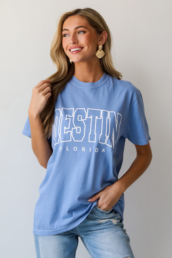 Light Blue Destin Florida Tee