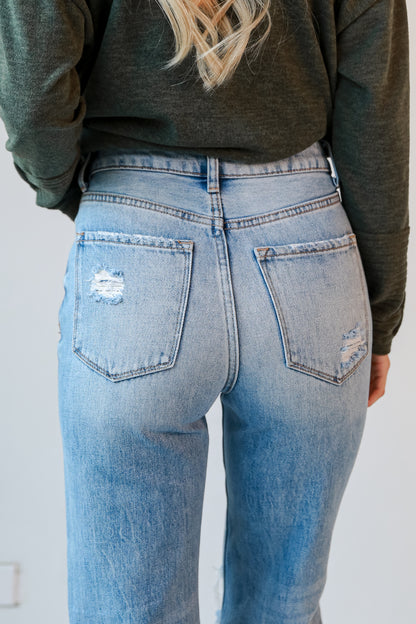 high rise jeans