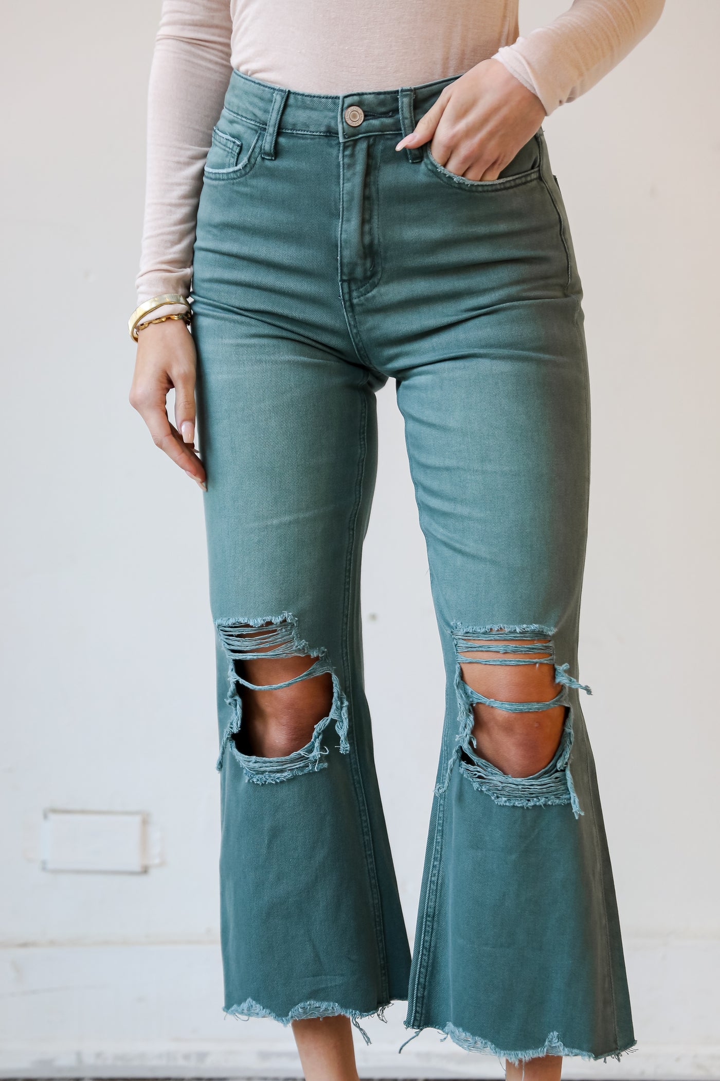 colored jeans