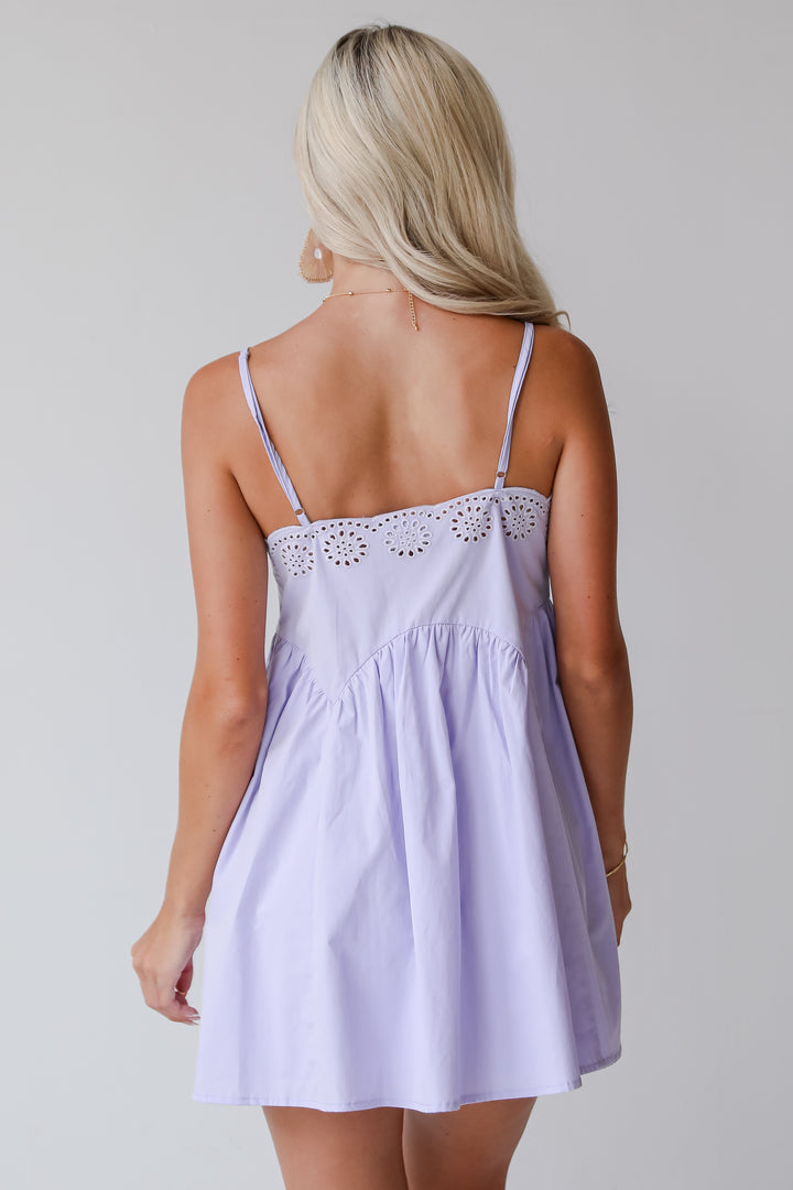 Sweetly Darling Eyelet Mini Dress