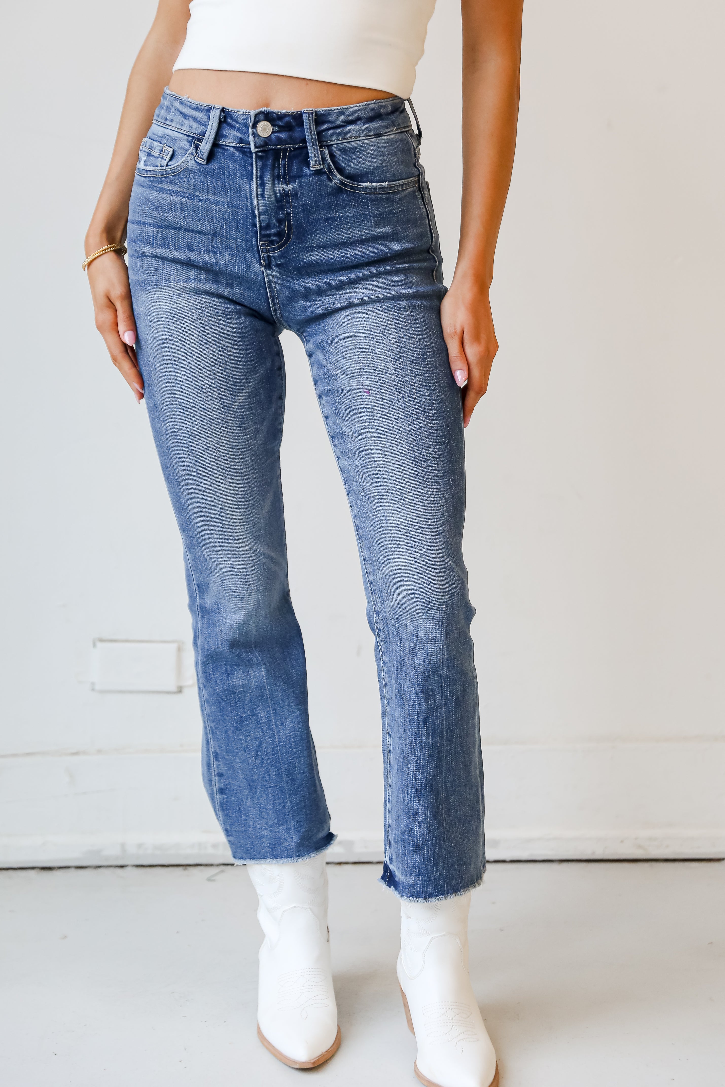 Medium Wash Flare Jeans