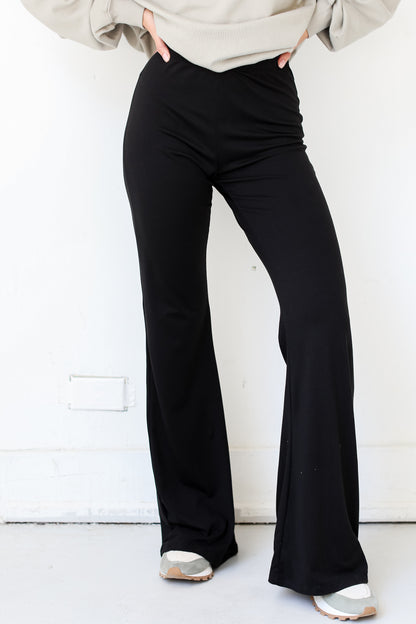 comfy black Flare Pants