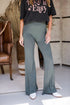 olive green Flare Pants, cute pants