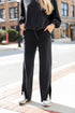 black Fleece Lounge Pants