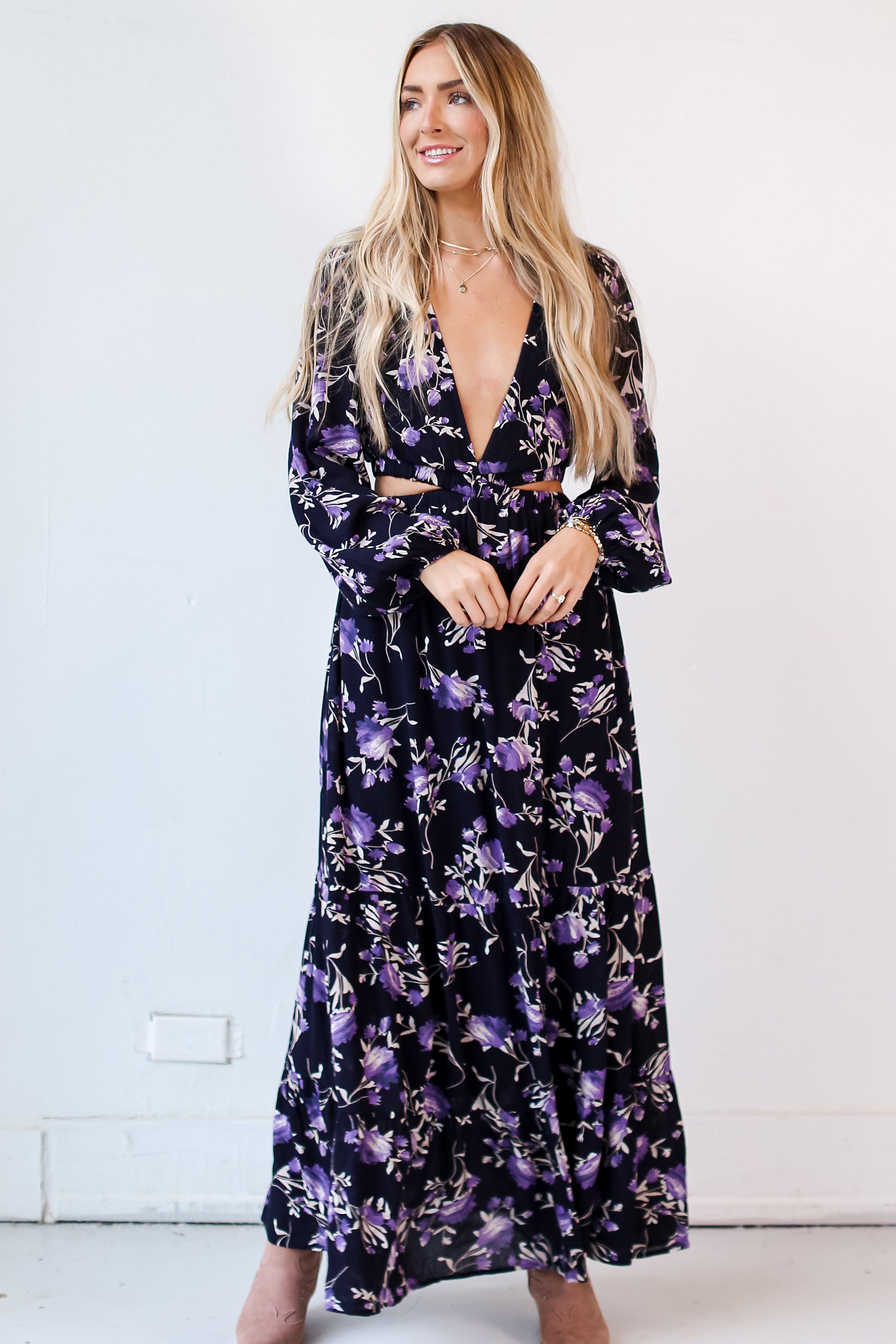cute floral maxi dresses