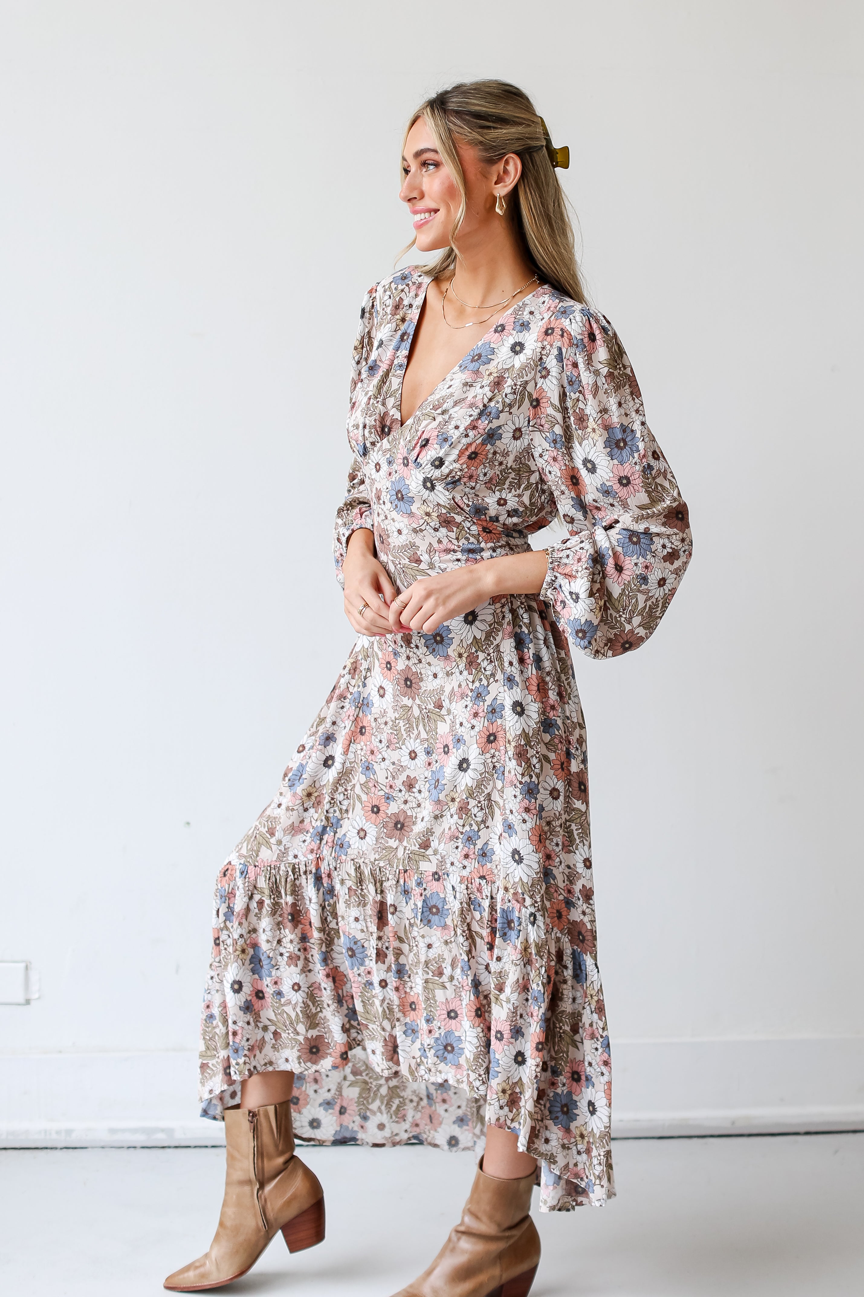 Floral Maxi Dress side view