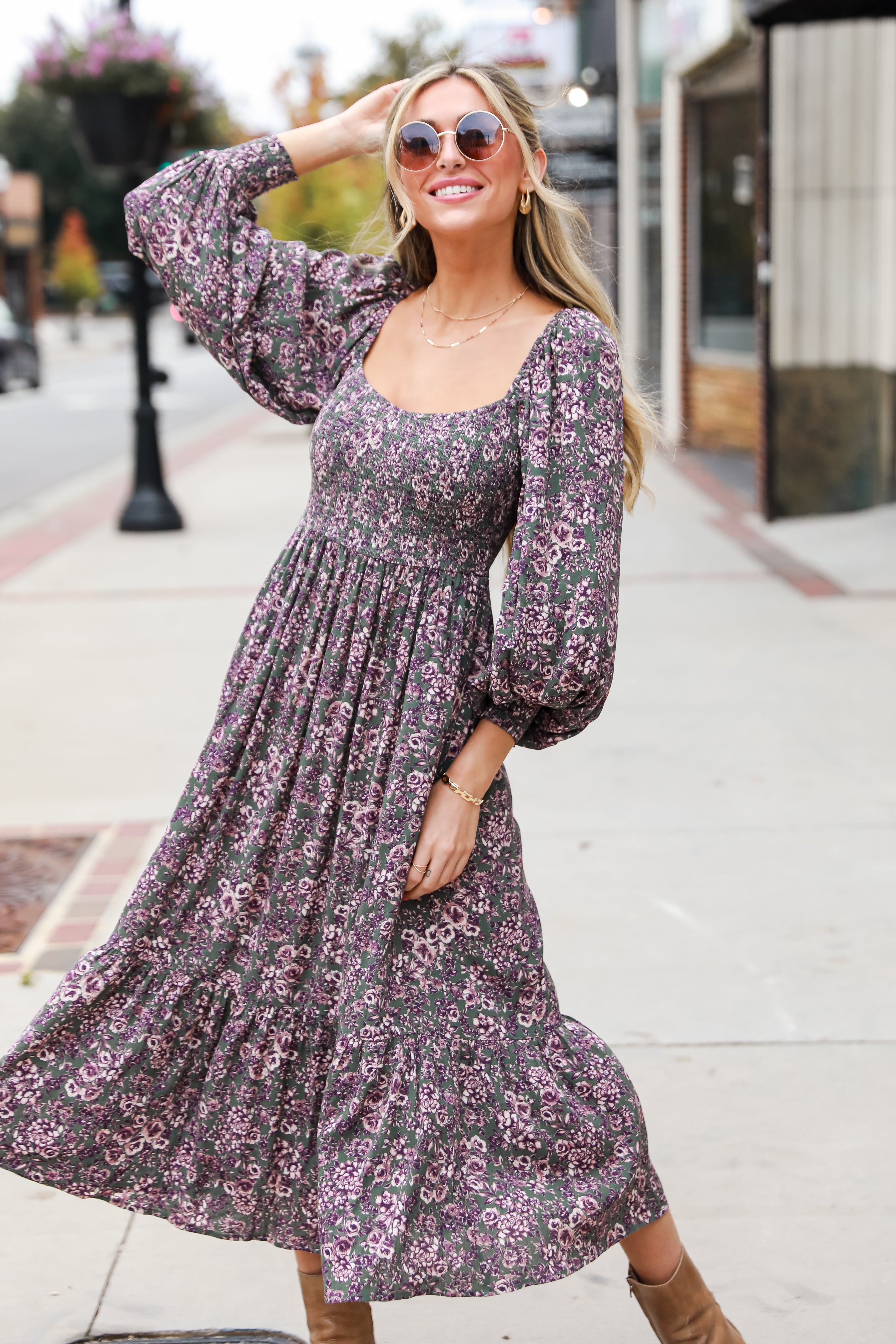 Floral Midi Dress