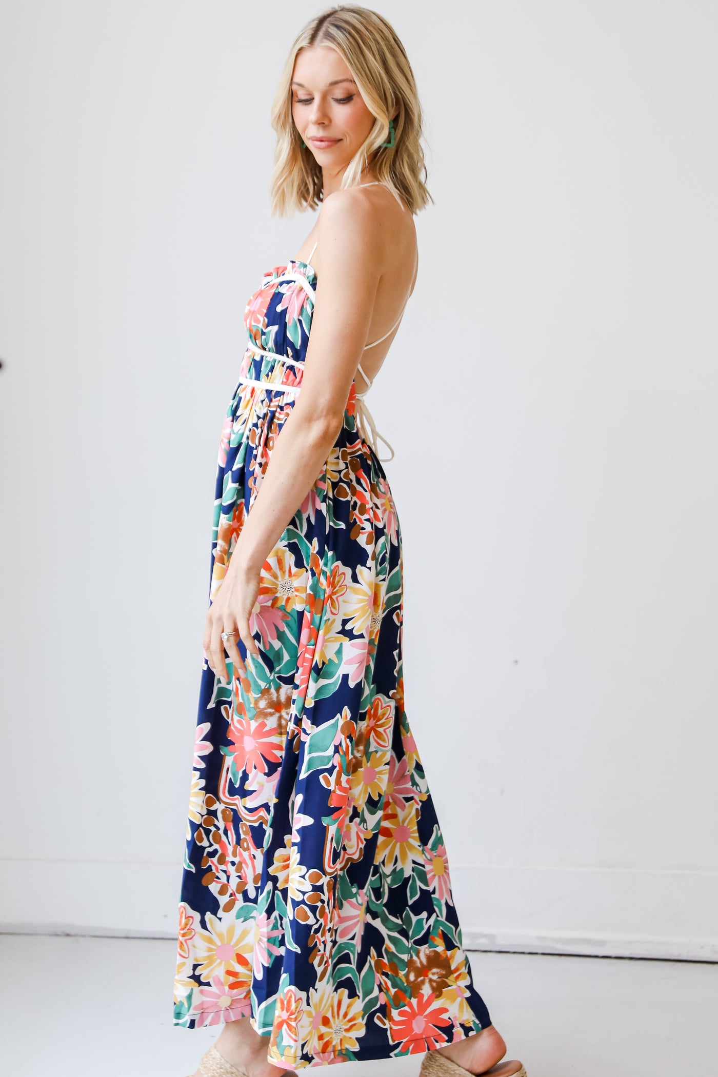 Floral Maxi Dress side view