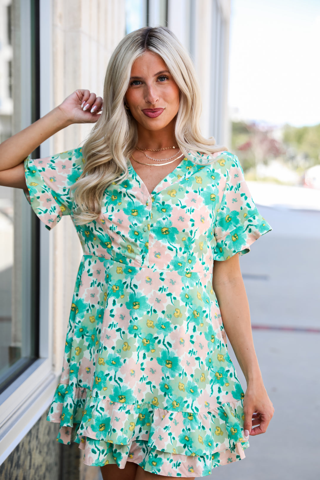 Something Special Floral Mini Dress