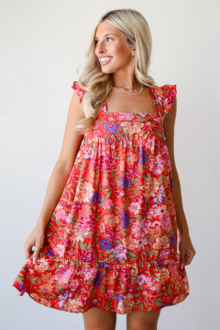Darling Mindset Floral Mini Dress