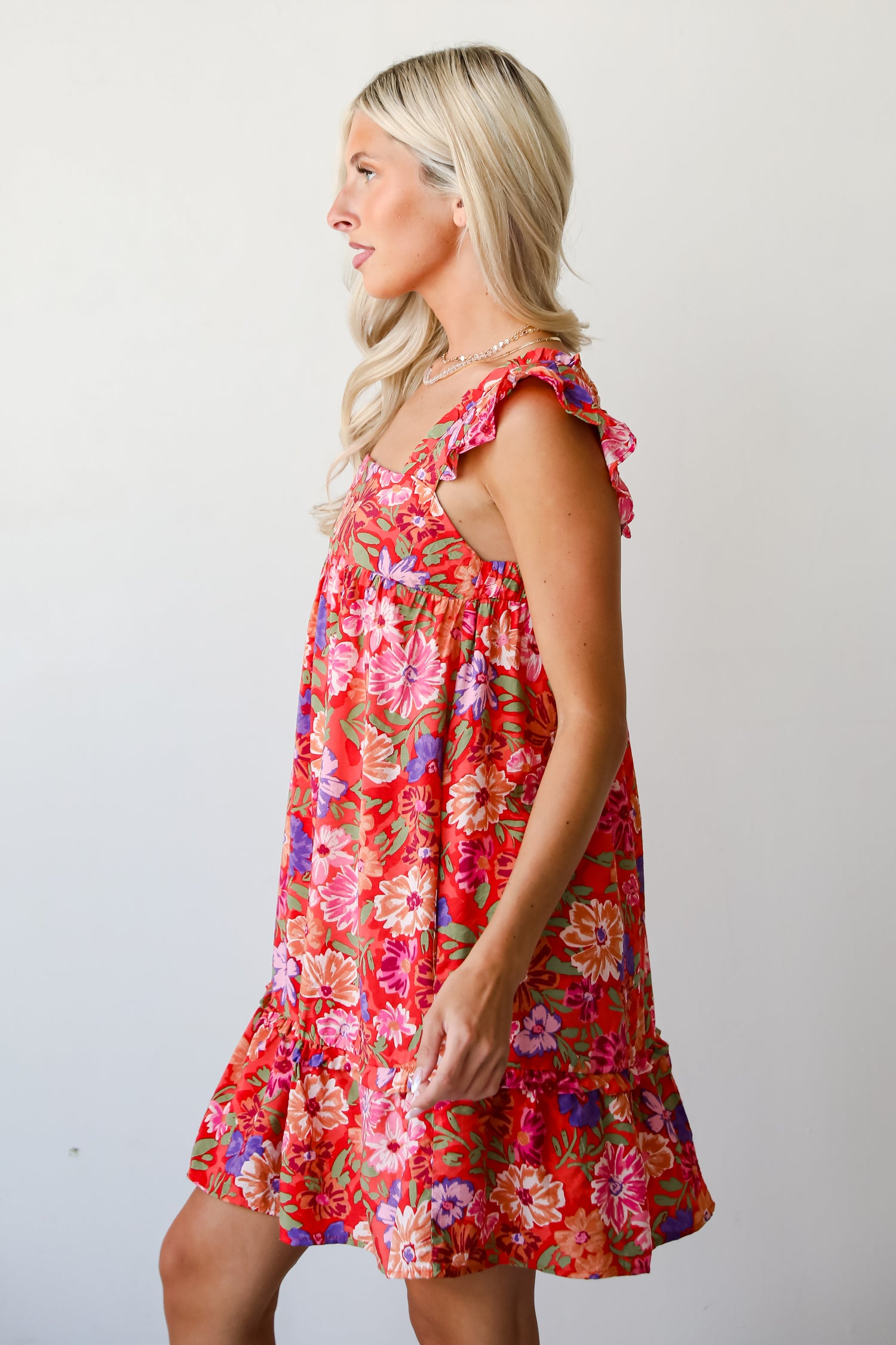 Darling Mindset Floral Mini Dress