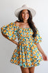 Fairytale Days Yellow Floral Mini Dress