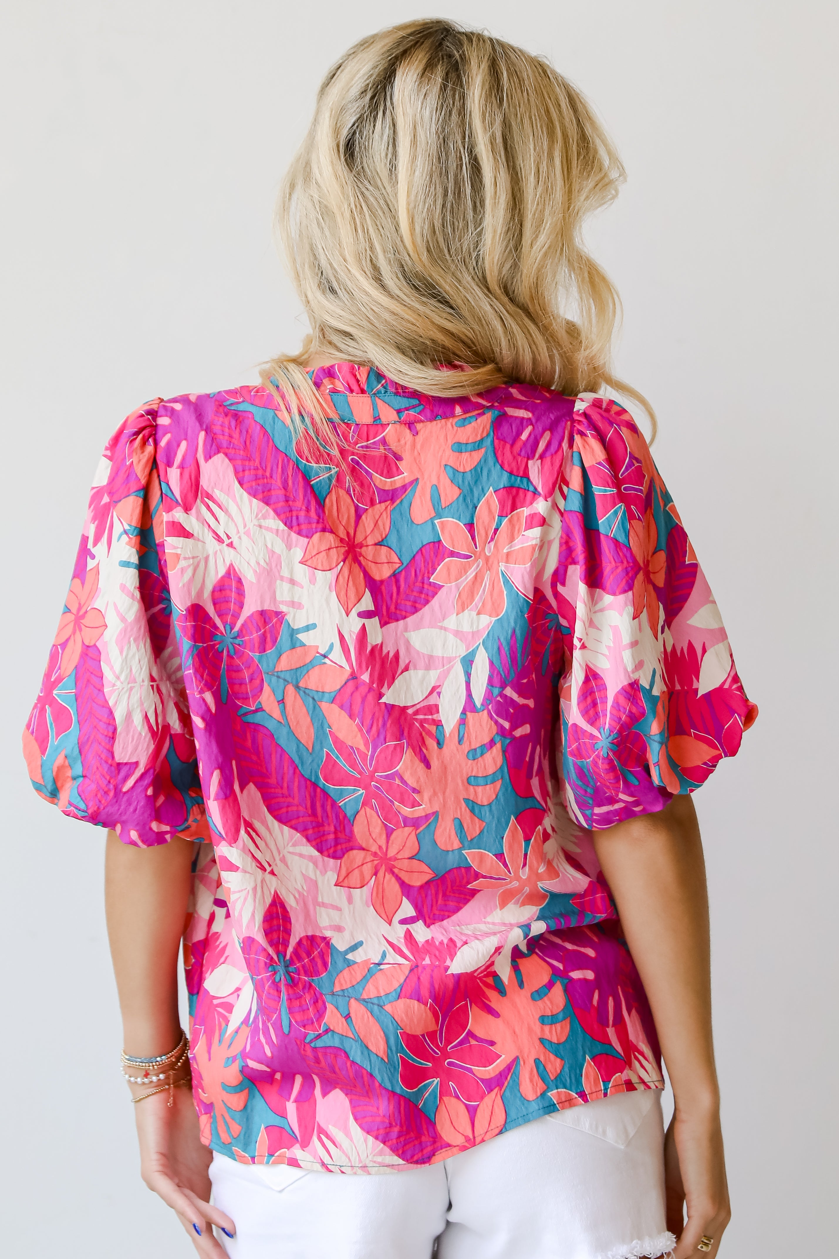 Majorly Poised Floral Blouse