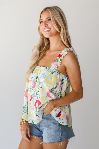 Floral Tank side view