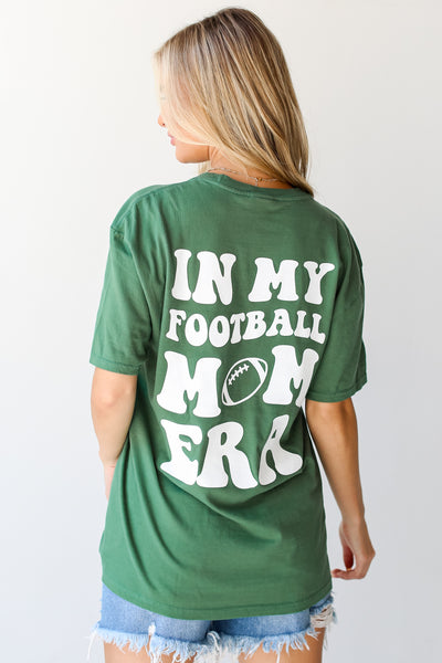 green In My Football Mom Era Tee
