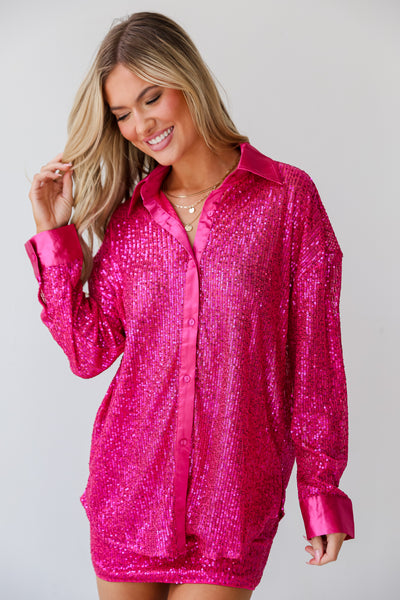 pink sparkly tops