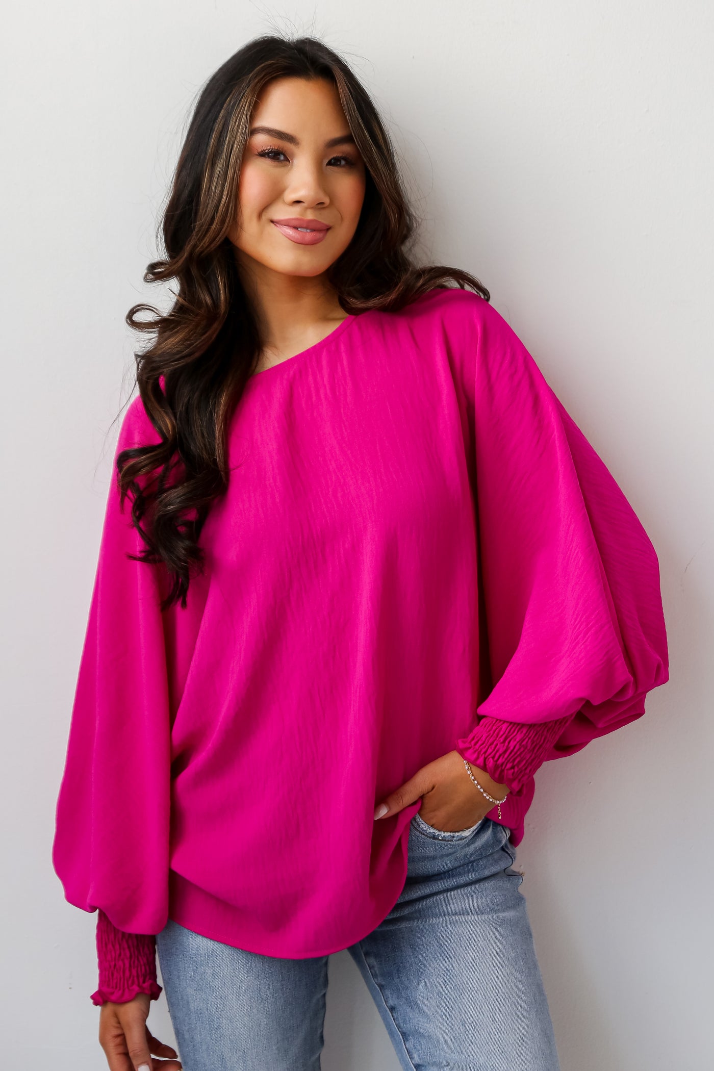 hot pink blouses
