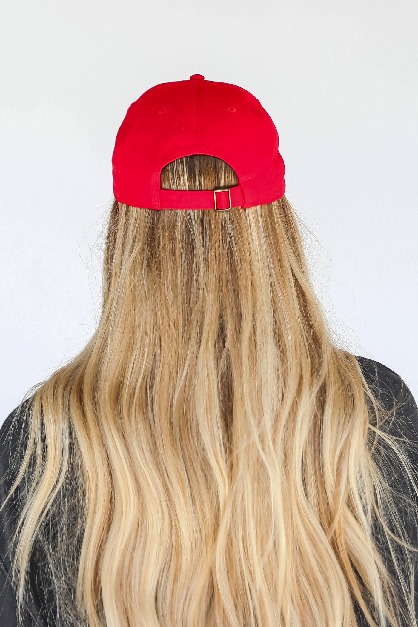 red Gainesville Embroidered Hat back view