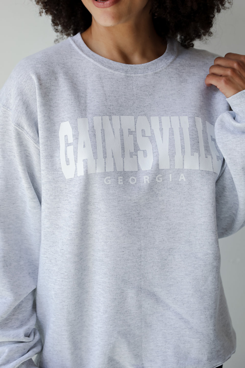 Heather Grey Gainesville Georgia Sweatshirt