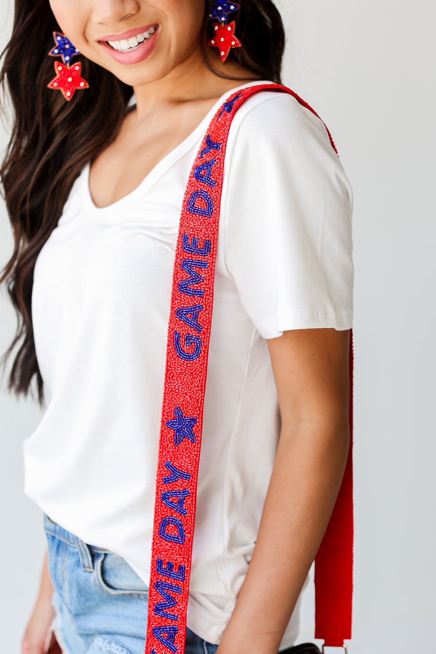 Texas Tech Beaded Purse Strap