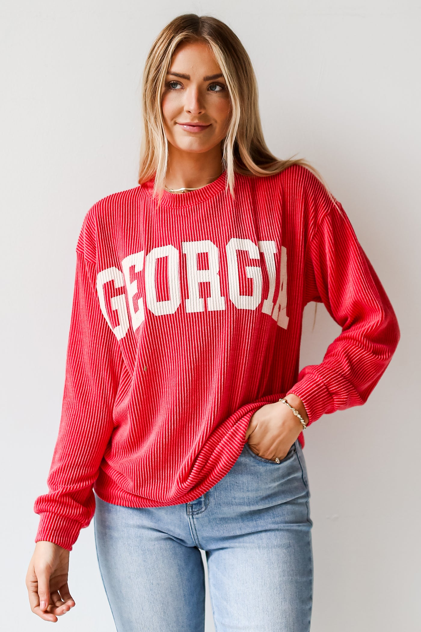 red georgia sweatshirt