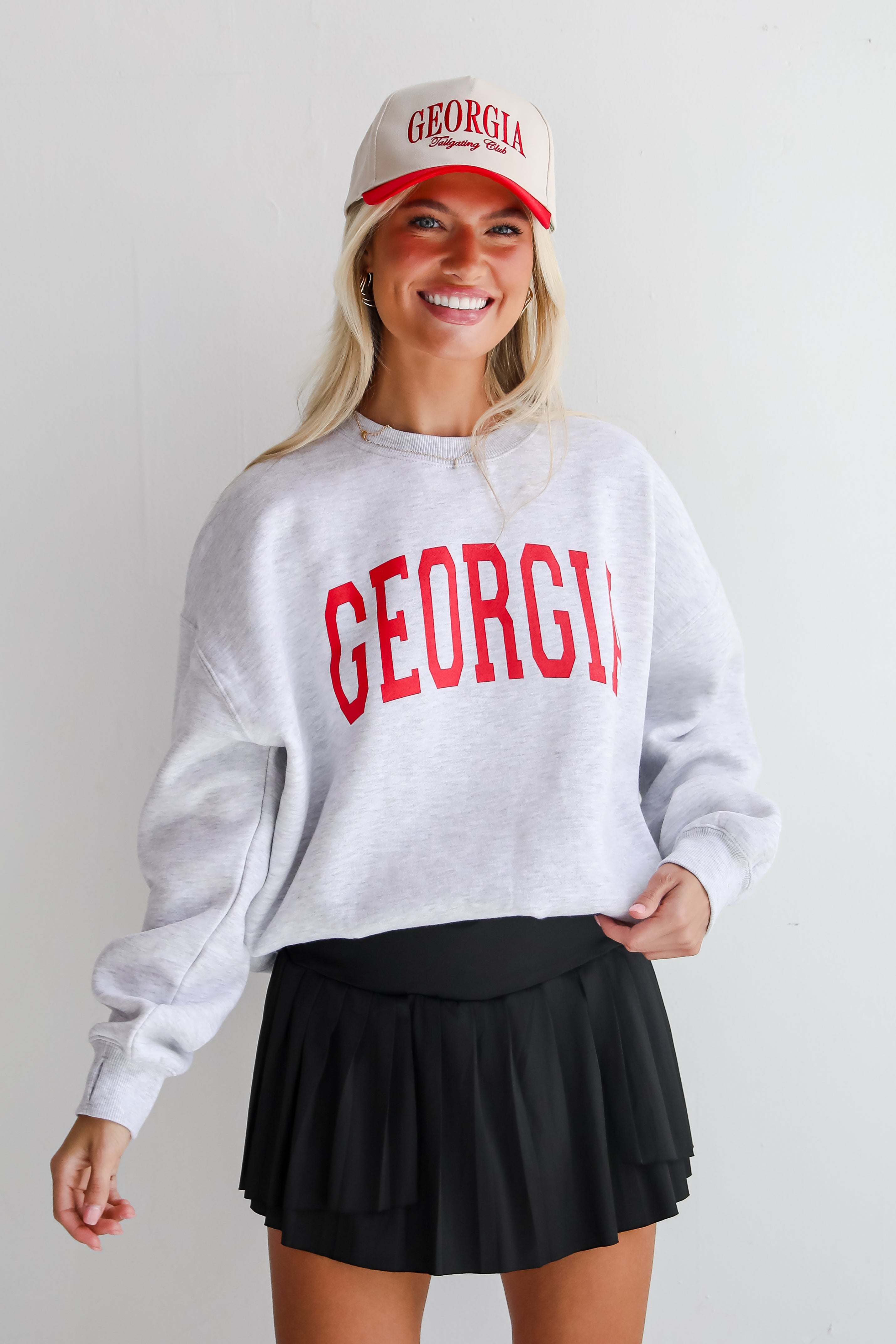 Heather Grey Georgia Sweatshirt