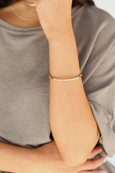 trendy gold bracelets